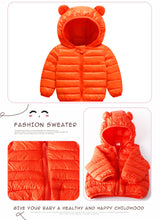 Load image into Gallery viewer, Modern Jacket Autumn Winter Baby Girls Jacket For Baby Coat Kids Warm Hooded Outerwear For Baby Boys Clothes Newborn Jacket
