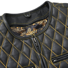 Load image into Gallery viewer, Tactical Emerald Men’s Motorcycle Leather Vest
