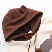 Load image into Gallery viewer, Woman Bear Cap Hoodies Sweatshirt Top Women Long Sleeve Ribbon Hair Ball Cute Sweatshirt Hooded Jumper Pullover Hoodie Hooded Sweatshirt
