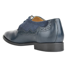 Load image into Gallery viewer, Amy Leather Suede Oxford Style Kids Dress Shoes
