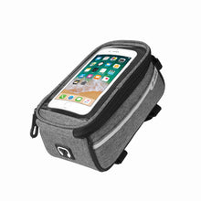 Load image into Gallery viewer, Bike Bag Bicycle Bag Phone Case For Bicycle Cycling Mobile Bike Accessories Head Tube Cell Mobile Phone Bag Case Waterproof Bike Handlebar Bag Bicycle Phone Mount Bicycle Phone Mount Holder Pouch Bag Cycling Frame
