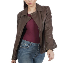 Load image into Gallery viewer, Kiara Biker Leather Jacket
