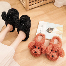 Load image into Gallery viewer, Couples Winter Pack Heel Cotton Shoes Women's  Mens Slipper Winter Shoes New Fashion Casual Fur Plush Slides Winter Slippers For Women House Slippers Fluffy Soft Comfy Fuzzy Slippers Faux Fur Plush Anti-Skid Slippers

