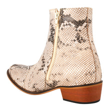 Load image into Gallery viewer, Jazzy Jackman Leather Print Ankle Length Boots

