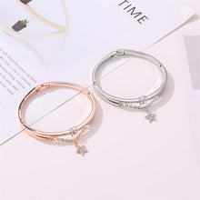 Load image into Gallery viewer, Rose Gold Stainless Steel Bracelets &amp; Bangles Female Heart Forever Love Charm Bracelet For Women

