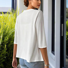 Load image into Gallery viewer, Minimalist Round-Neck Loose Shortsleeve Jacket
