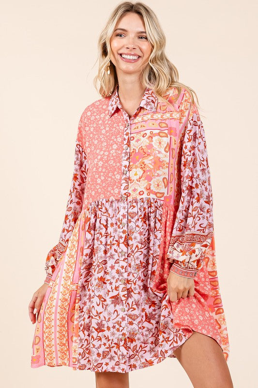 New Summer Floral Tie Waist Flutter Sleeve Tiered Dress – Feminine, Elegant, Cheerful, Bohemian Chic, Flowy & Graceful, Lightweight Rayon-Linen Blend Dress