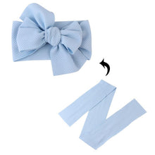 Load image into Gallery viewer, Elastic Candy Solid Color Head Wrap Newborn Head bands Bowknot Bows for Baby Girl Hair Accessories
