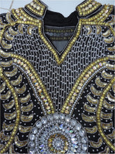 Load image into Gallery viewer, Elegant Hand-Embroidered Georgette Chiffon Kaftan
