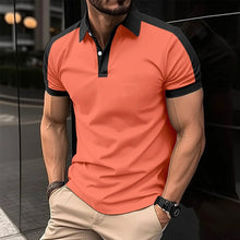 Load image into Gallery viewer, Men's Short Sleeve Business Shirt Summer Casual Polo Shirts
