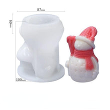Load image into Gallery viewer, 3D Christmas Tree Candle Mold DIY Scented Candle Christmas Tree Silicone Mold Candle Soap Mold Flexible Mold For Candle Making Pine Tree Molds DIY Cake Decorating Candle Silicone Mold Pine Tree Resin Soap Mold Christmas Gift Craft Home Decor
