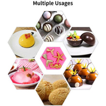 Load image into Gallery viewer, 3D Cookie Decorating Sea Animal Silicone Molds Mold Cake Decoration Mold Best Mold Ocean Theme Silicone Mold Seaweed Sea Fish Shape Silicone Cake Baking Molds Chocolate Candy Baking Tool For Wedding Birthday Party Cake Decoration Cupcake Topper
