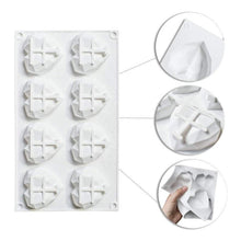 Load image into Gallery viewer, 3D Diamond Love Heart Food Grade Mold Shaped Silicone With Dessert Decorating Cakes Mould For Birthday Fondant Chocolate Baking Diamond Heart Love Shape Silicone Mousse Cake Dessert Chocolate Mold
