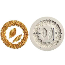 Load image into Gallery viewer, 3D Flower Silicone Mold Sugar Paste Fondant Cake Decor Tool Chocolate Cake Candy Fence Shaped Mold Baking Cake Moulds Mini Sizes Roses Flower Fondant Candy Silicone Mold
