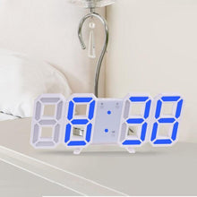 Load image into Gallery viewer, 3D Large LED Digital Wall Clock Date Time Celsius Nightlight Display Table Desktop Clocks 3D Digital Alarm Clock Modern Design LED Wall Desk Clocks 12/24H Time /Date/ Temperature Display Nightlight /Brightness Adjustable/ Alarm Clock For Living Room
