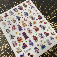 Load image into Gallery viewer, 3D Nail Art Stickers Decal Template Nail Tool Decorations Nail Slider  Metallic Nail Art Stickers Set Love Metal Nail Studs Decals for Women Nail Decorations Accessories Metal Curve Stripe Lines Design Letter Nail Sticker Decoration

