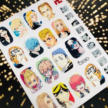 Load image into Gallery viewer, 3D Nail Art Stickers Decal Template Nail Tool Decorations Nail Slider  Metallic Nail Art Stickers Set Love Metal Nail Studs Decals for Women Nail Decorations Accessories Metal Curve Stripe Lines Design Letter Nail Sticker Decoration

