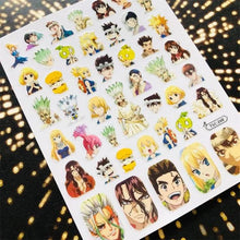 Load image into Gallery viewer, 3D Nail Art Stickers Decal Template Nail Tool Decorations Nail Slider  Metallic Nail Art Stickers Set Love Metal Nail Studs Decals for Women Nail Decorations Accessories Metal Curve Stripe Lines Design Letter Nail Sticker Decoration
