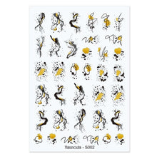 Load image into Gallery viewer, 3D Nail Sticker Russian English Letter Sticker For Nails Foil Love Heart Design Accessories Fashion Manicures Sticker Decoration  Nail Art Stickers Water Transfer Nail Decals Full Wraps Gradient Acrylic Nail Kits for Women Manicure Decoration
