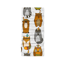 Load image into Gallery viewer, 3D Printed Mini Pattern Headscarf Fashion Women Summer Neck Gaiter Cute Cartoon Animal Tubular Hijab Scarf Face Seamless Bandana  Printed Oil Painting Art Neck Scarf Women Soft Face Bandana Sunflower Night Hijab Scarf Face Mask
