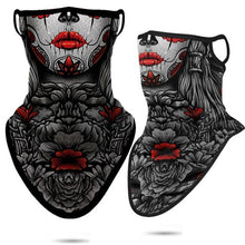 Load image into Gallery viewer, 3D Punisher Army Headband Sport Half Mask Face Cover Hunting Camping Bufandas Balaclava Bicycle Outdoor Balaclava Bandana UV Biker Cover Scarf Seamless Magic Headband Camouflage Neck Gaiter Face Cover Headwear Scarf Unisex Men Women Bandanas
