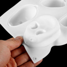 Load image into Gallery viewer, 3D Rabbit Shape Silicone Cake Mold 6-cavity Mousse Dessert Baking Bunny Mold Chocolate Bakeware Pastry Decorating Mould Easter Bunny Chocolate Silicone Mold For Baking Rabbit Shape
