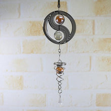 Load image into Gallery viewer, 3D Wind Chimes Sun Wind Spinner Metal Hanging Wind Bells Stainless Steel Chimes Church Indoor Outdoor  Garden Porch Balcony Home Decoration Ornament Room Decor

