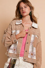 Load image into Gallery viewer, Women Retro Corduroy Jacquard Patchwork Button Up Jacket – Unique &amp; Stylish Outerwear
