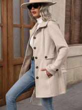 Load image into Gallery viewer, Women’s Elegant Woolen Coat – Medium-Length Lapel Slim Fit Winter Coat

