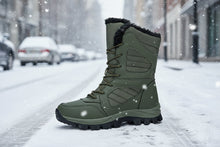 Load image into Gallery viewer, Women’s Winter Snow Boots – Fleece Lined Waterproof Cotton Boots
