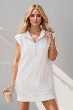 Load image into Gallery viewer, Elegant White Full Size Mini Dress Classic &amp; Timeless Fashion Dress
