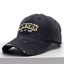 Load image into Gallery viewer, Embroidered Letter Denim Baseball Cap – Soft Crown
