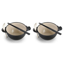 Load image into Gallery viewer, Ozeri Earth Ramen Bowl Set – 6-Piece Plant-Based Eco-Friendly Dinnerware

