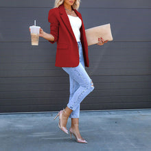 Load image into Gallery viewer, Women’s Open‑Front Casual Blazer
