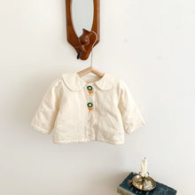 Load image into Gallery viewer, Embroidered Doll Collar Thick Jacket for Girls 1-3Y - # BAAA61110005
