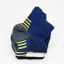 Load image into Gallery viewer, 3Pair Professional Fitness Sports Socks Towel Bottom Non-Slip Running Socks Men Women Short Quick-Drying Basketball Training Sox
