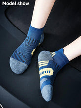 Load image into Gallery viewer, 3Pair Professional Fitness Sports Socks Towel Bottom Non-Slip Running Socks Men Women Short Quick-Drying Basketball Training Sox
