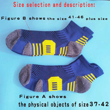 Load image into Gallery viewer, 3Pair Professional Fitness Sports Socks Towel Bottom Non-Slip Running Socks Men Women Short Quick-Drying Basketball Training Sox
