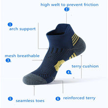 Load image into Gallery viewer, 3Pair Professional Fitness Sports Socks Towel Bottom Non-Slip Running Socks Men Women Short Quick-Drying Basketball Training Sox
