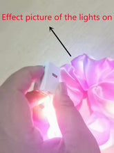 Load image into Gallery viewer, 3Pcs New Arrival Girls LED Luminous Scrunchies Hairband Ponytail Holder Headwear Elastic Hair Bands Solid Color Hair Accessories Ponytail Holder Accessories for Women And Girls
