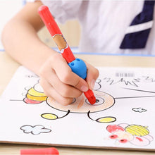 Load image into Gallery viewer, 3Pcs Silicone Writing Aid Grip Pencil Aids Children for Child Pencil Pen School Pencil Grips for Kids Adults Silicone Pencil Grips Round Handwriting Aid Tools for Handwriting Drawing
