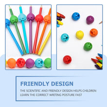 Load image into Gallery viewer, 3Pcs Silicone Writing Aid Grip Pencil Aids Children for Child Pencil Pen School Pencil Grips for Kids Adults Silicone Pencil Grips Round Handwriting Aid Tools for Handwriting Drawing
