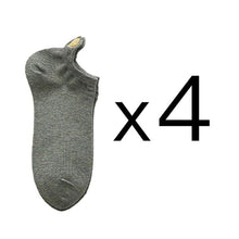Load image into Gallery viewer, 4 Pairs Fashion Socks New Spring Cotton Non-Slip No-Show Boat Socks Novelty Girls Cute Heart Embroidery Casual Funny Ankle Socks Pack For Women
