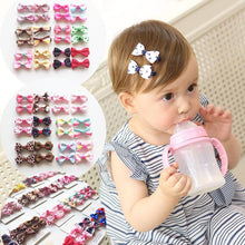 Load image into Gallery viewer, 4 PCS New Cute Classic All-match Small Bowknot Girls Hair Clips Kids Hairpins Children Hair Accessories Princess Headwear Fashion Hairgrips Accessories For Party
