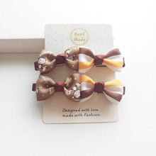 Load image into Gallery viewer, 4 PCS New Cute Classic All-match Small Bowknot Girls Hair Clips Kids Hairpins Children Hair Accessories Princess Headwear Fashion Hairgrips Accessories For Party
