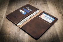 Load image into Gallery viewer, Badge Long Wallet - Walnut Brown
