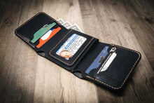Load image into Gallery viewer, Badge Trifold Wallet - Black
