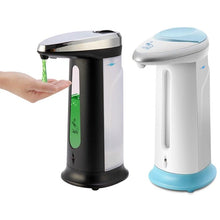 Load image into Gallery viewer, 400ml Automatic Liquid Soap Dispenser Shampoo Dispenser Smart Sensor Touchless Dispenser For Kitchen Bathroom Accessories Set Automatic Soap Dispenser Touch Less Counter-Top Liquid Soap Dispenser Waterproof Base For Kitchen And Bathrooms
