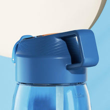 Load image into Gallery viewer, 400ml/550ml High Quality  Material Kids Water Bottle With Straw Leak-Proof BPA Free Durable Plastic Drinking Bottle Cute Water Bottle with Sipper, Water Bottle for Kids Sipper Bottle for Kids - Anti-Leak Cartoon Kids Water Bottle for Kids
