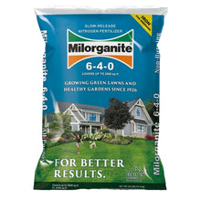 Load image into Gallery viewer, Milorganite All-Purpose Eco-Friendly Slow-Release Nitrogen Fertilizer, 32Lb
